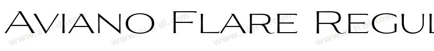 Aviano Flare Regula字体转换